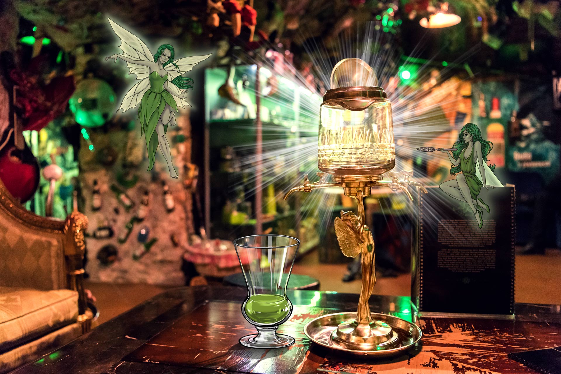 Green Devil's absinthe bar